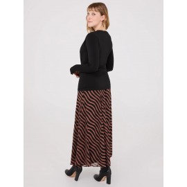 Ruched Drape Neck Top