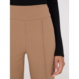 Front Pintuck Straight Leg Long Length Pants