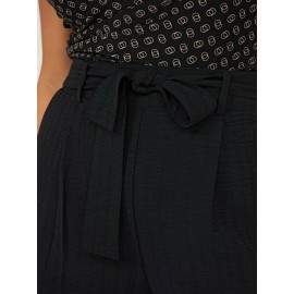 Dobby Stripe Straight-Leg Long Length Pants
