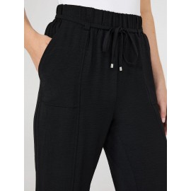 Wide-Leg Long Length Pants With Porkchop Pockets