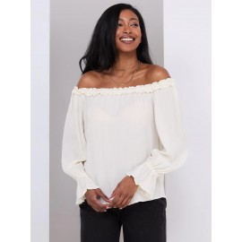 Off-The-Shoulder Top With Ruffle Details