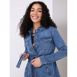 Belted Denim Jacket