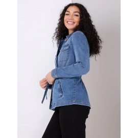 Belted Denim Jacket