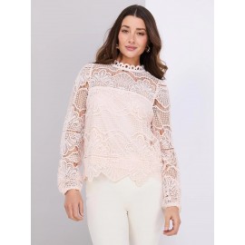 Crochet Balloon Sleeve Top