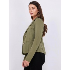 2-Button French Terry Blazer