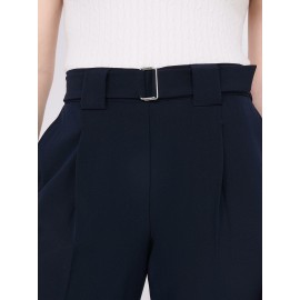 Belted Classic Rise Pull-On Pants
