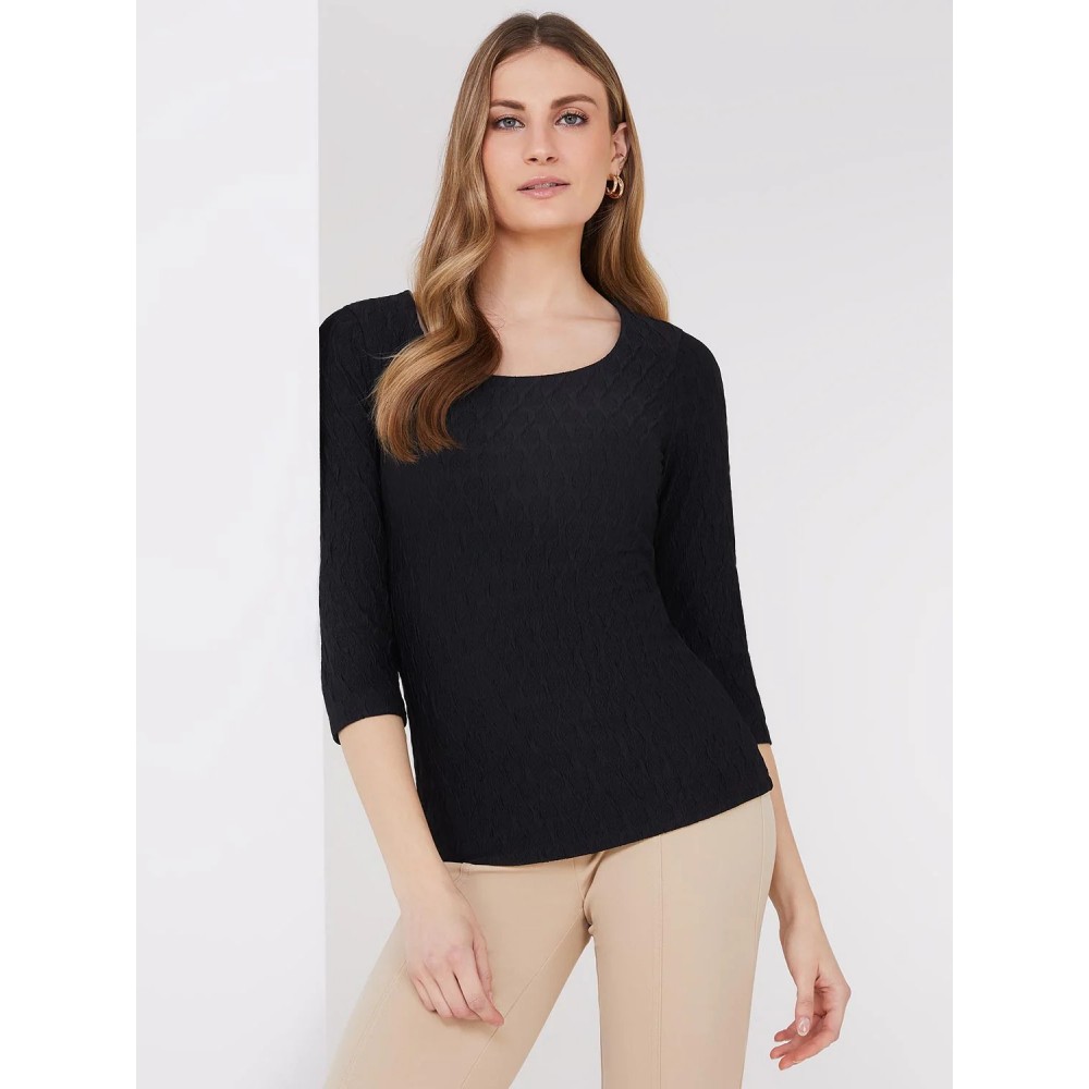 3/4 Sleeve Print Top