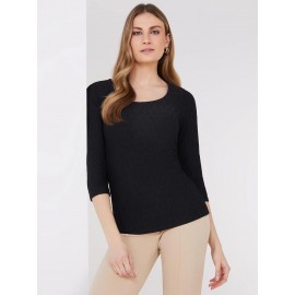 3/4 Sleeve Print Top