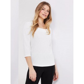 3/4 Sleeve Print Top