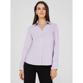 Button-Front Blouse With Stud Details