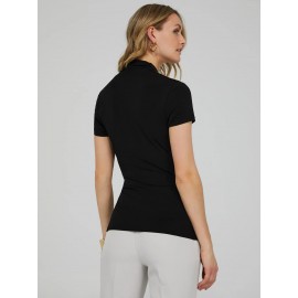 Short Sleeve Crossover Front Top