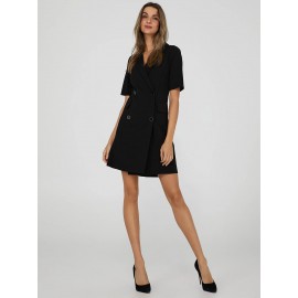 Double-Breasted Blazer Dress