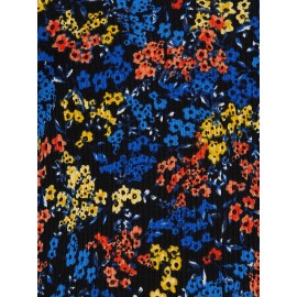 Floral Print Keyhole Front Top